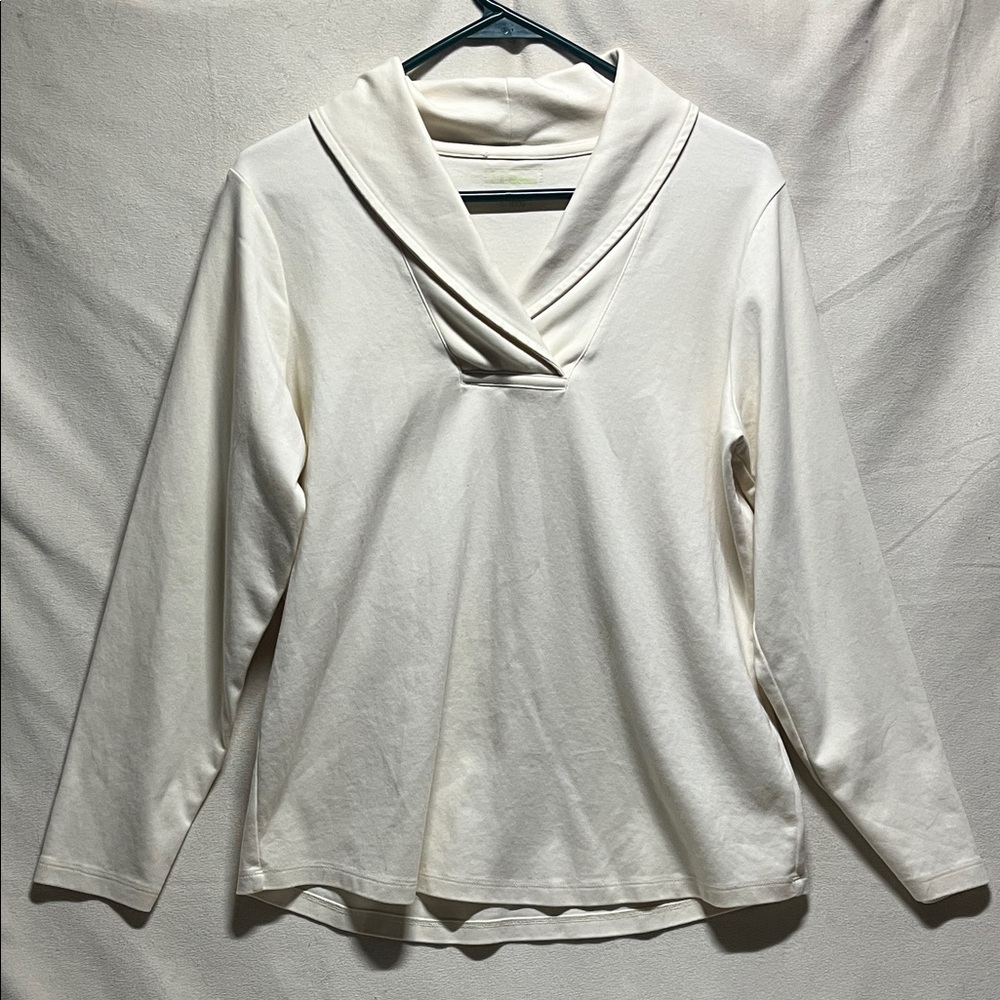 Women's L.L.Bean Pullover, Long-Sleeve Shawl Collar
